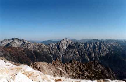 PHOTO, view from summit of Sawtooth