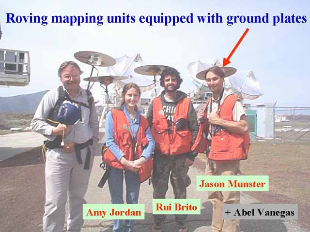 photo of four mappers with gear