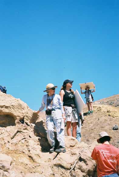 Photo of geologists in the field