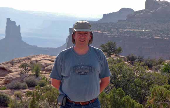 photo of Eric with canyon behind him