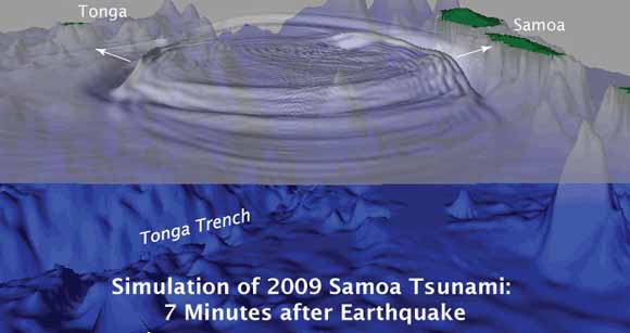 graphic showing ocean floor and disturbance