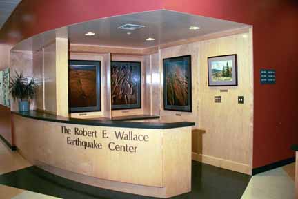 Wallace Foyer, counter