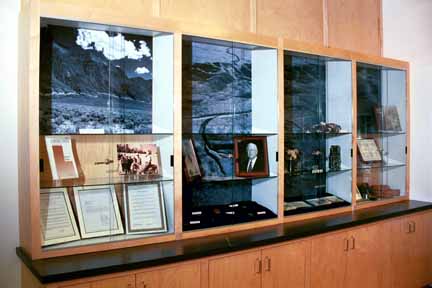 Wallace Foyer, display case